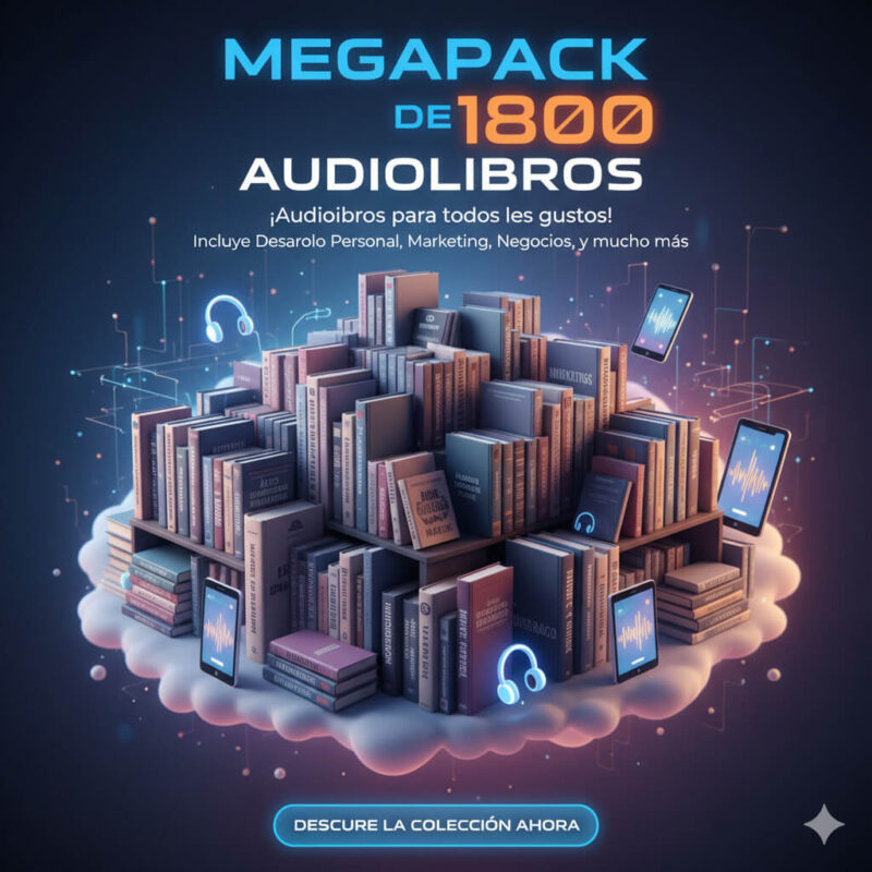 Megapack de 1800 audiolibros