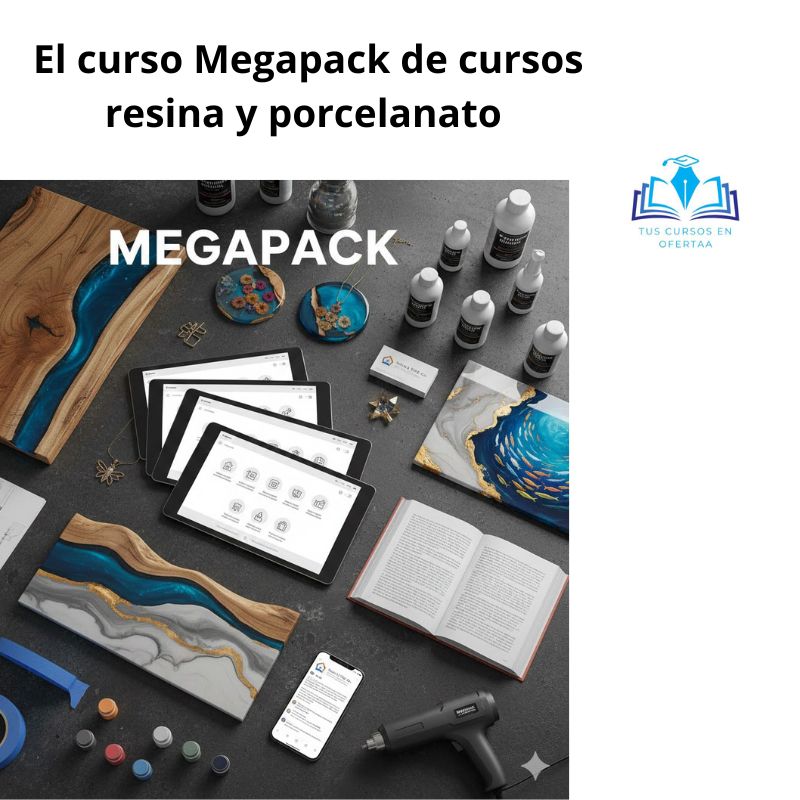 El curso Megapack de cursos resina y porcelanato 3