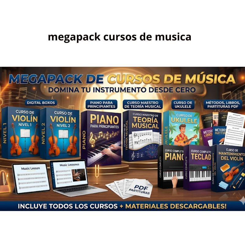 Megapack de cursos de musica